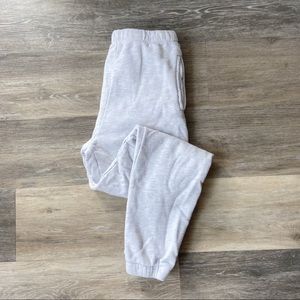 Joah Brown Empire Jogger in Pearl Grey French Terry